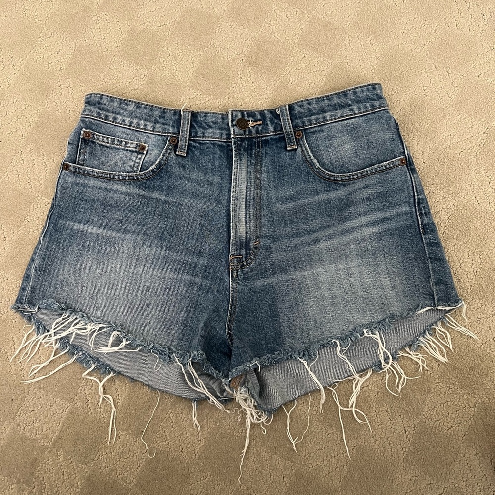 Lucky Brand Denim Frayed Hem Women Shorts